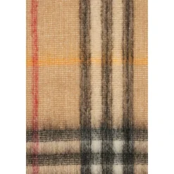 Online Checked Mohair Wool Scarf Dame Halstørklæder Og Tørklæder|Tørklæder