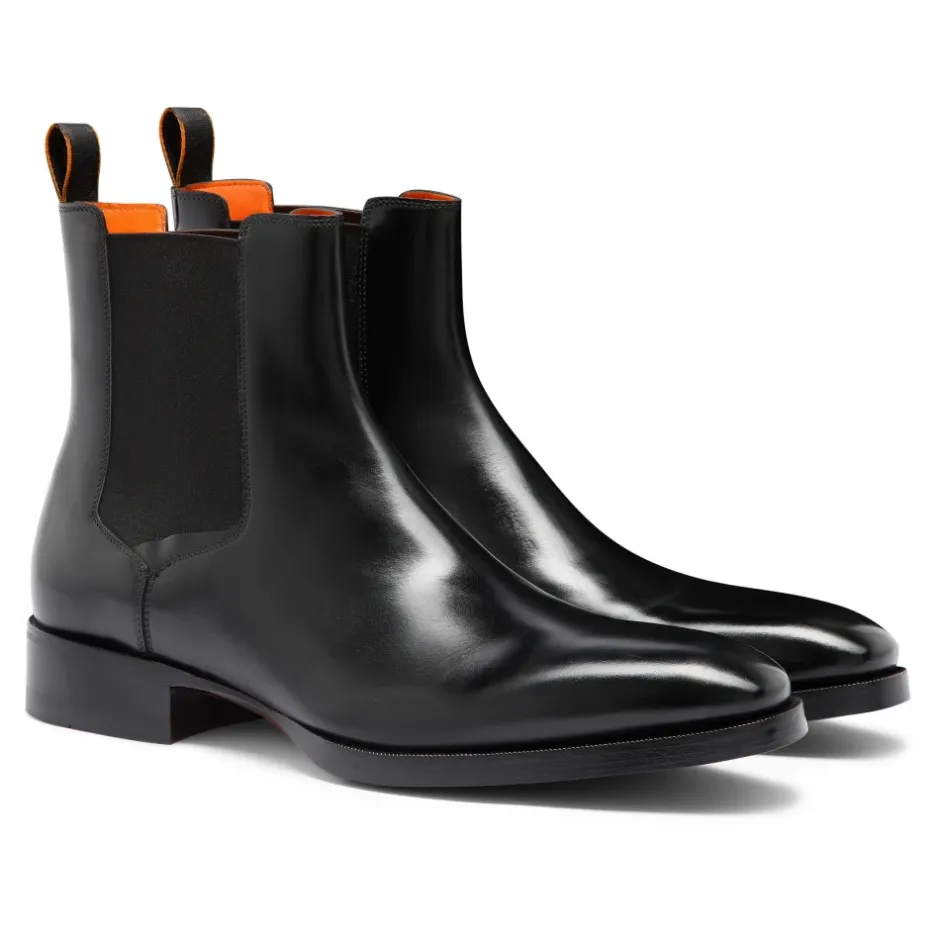 Hot Chelsea-støvle i poleret læder Chelsea Boots|Støvler