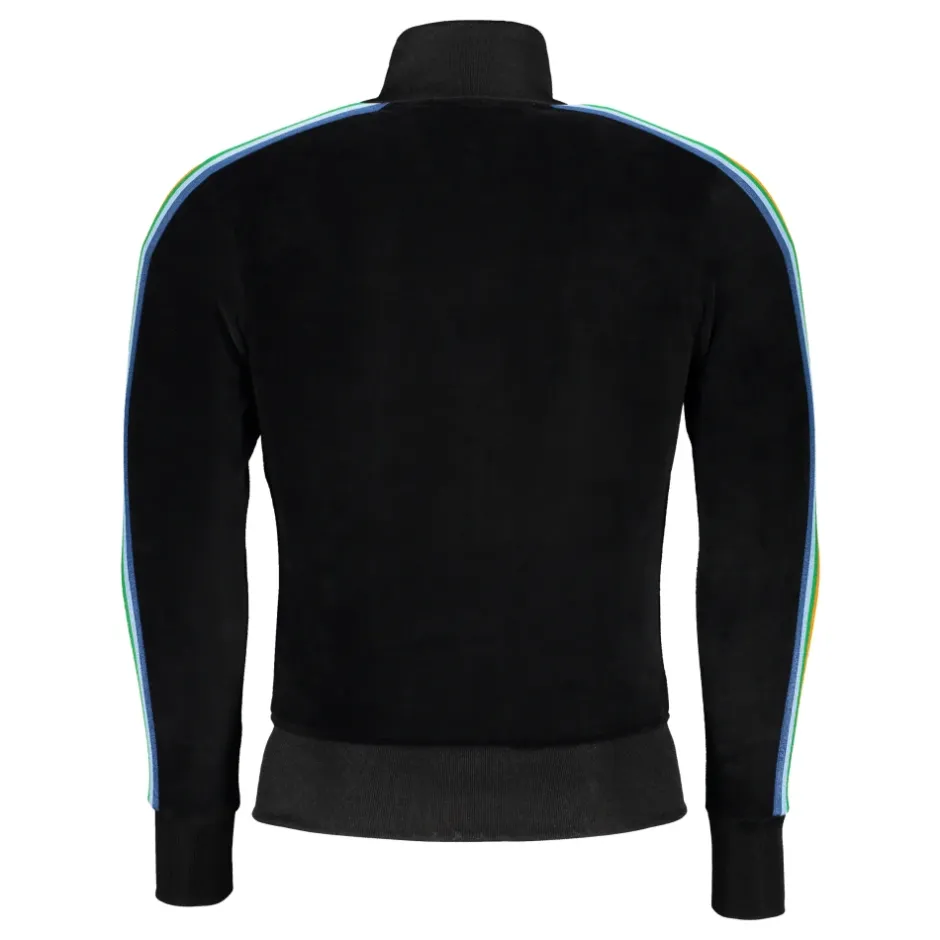 Outlet Chenille Full-Zip Sweatshirt med Striber Trøjer