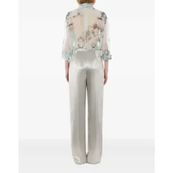 Best Chiffonbluse med blomsterprint og sløjfe Dame Bluser & Skjorter
