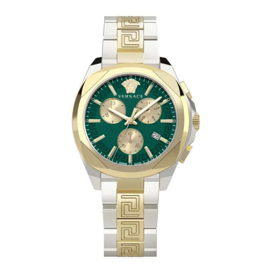 Chrono Lady Bicolor Grøn Ur Dame Ure