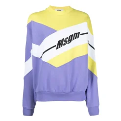 Outlet Colour-Block Sweatshirt Dame Sweatshirts|Striktrøjer & Sweatere
