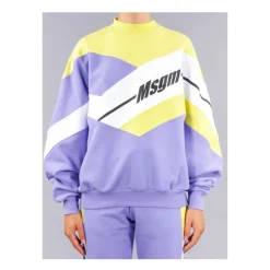 Outlet Colour-Block Sweatshirt Dame Sweatshirts|Striktrøjer & Sweatere