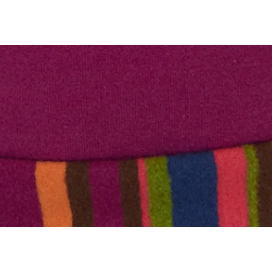 Clearance Contrast Cuff Pompon Beanie Børn Huer & Kasketter