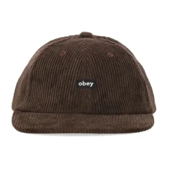Cord Label 6 Panel Strapback Huer, Kasketter & Hatte
