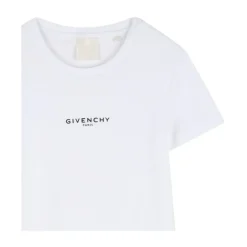Sale Cotton Crew-Neck Kortærmet Kjole med Logo Børn Jumpsuits