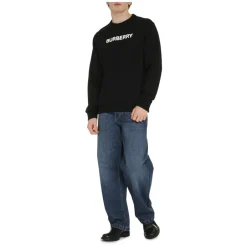 New Cotton Crew-Neck Sweatshirt Trøjer|Sweatshirts