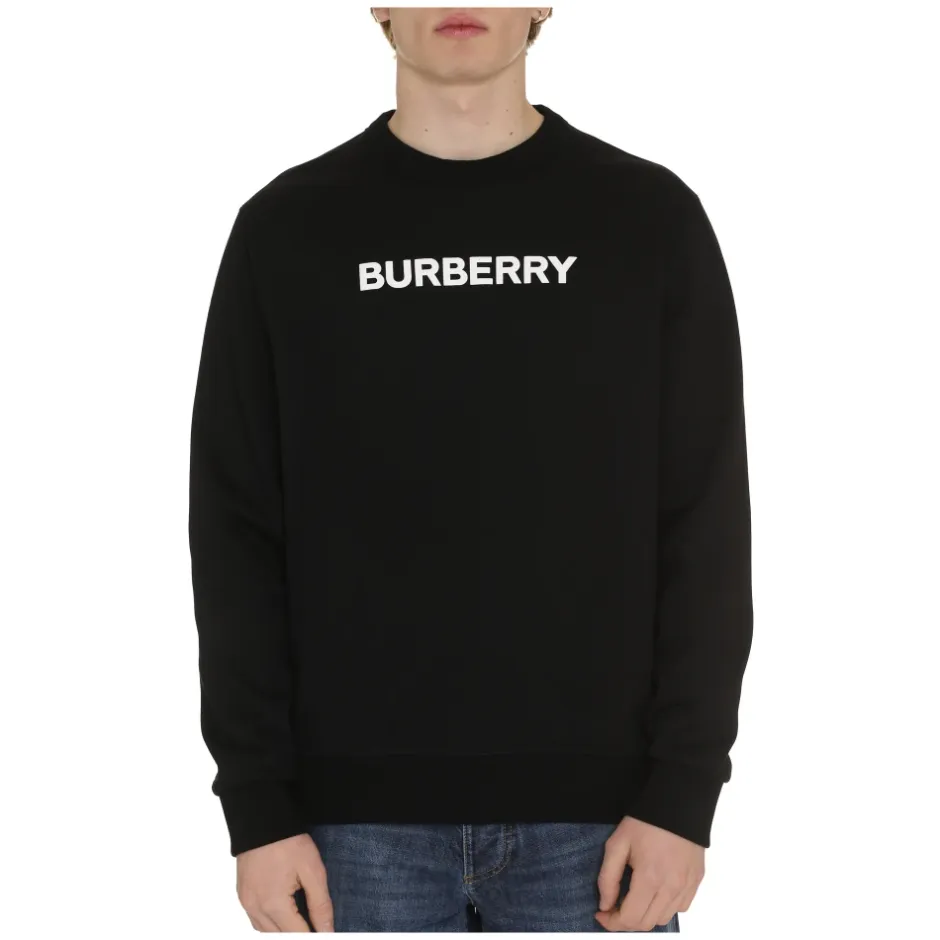 New Cotton Crew-Neck Sweatshirt Trøjer|Sweatshirts