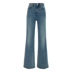 Cotton Flare Fit Jeans Dame Jeans