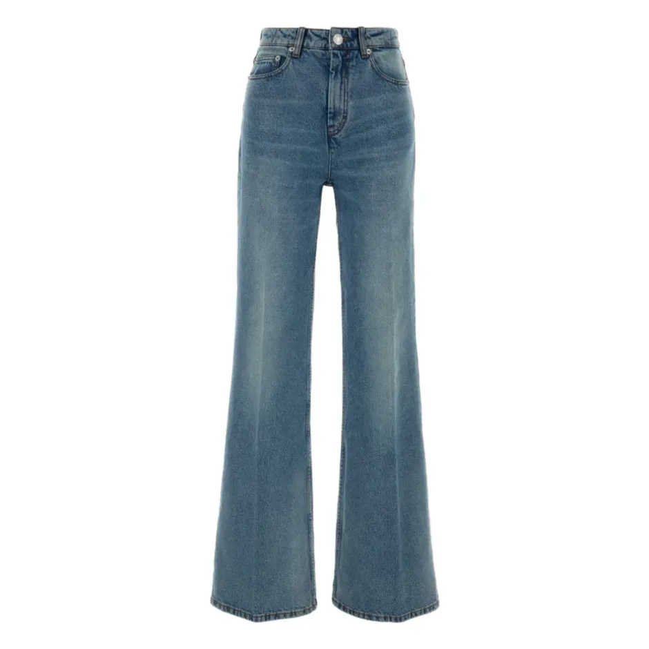 Cotton Flare Fit Jeans Dame Jeans