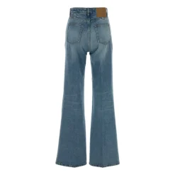 Cotton Flare Fit Jeans Dame Jeans