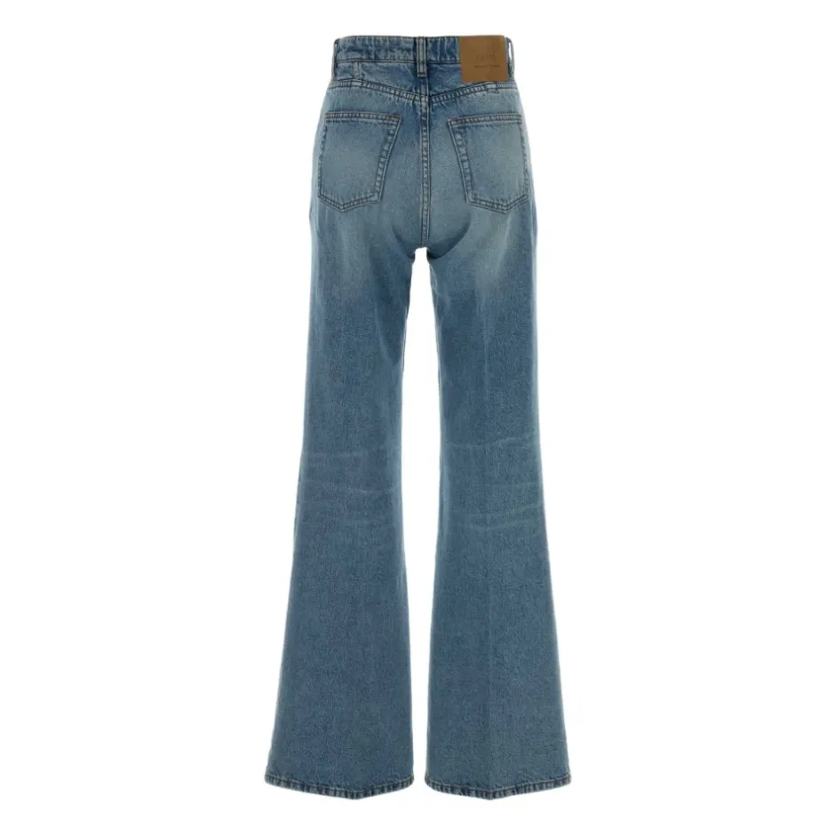 Cotton Flare Fit Jeans Dame Jeans