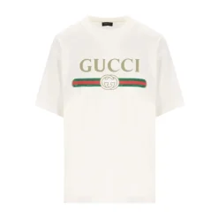 Clearance Cotton Jersey and Silk T-Shirt with Print Dame T-Shirts