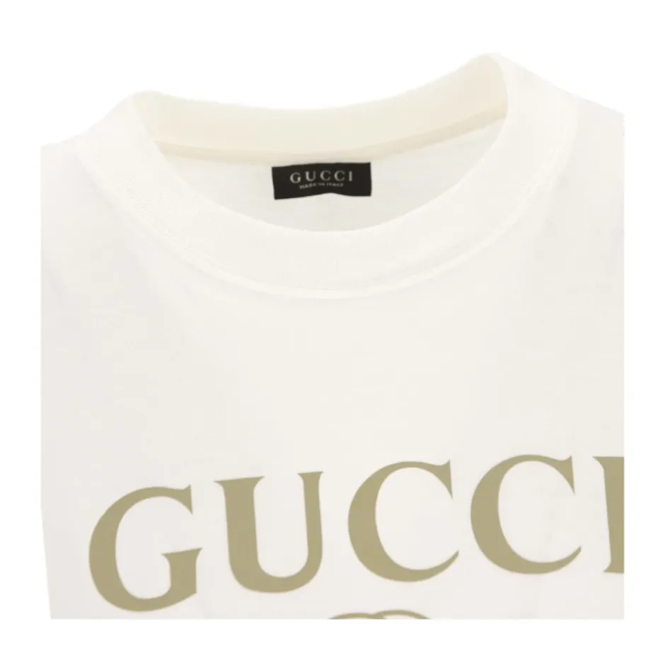 Clearance Cotton Jersey and Silk T-Shirt with Print Dame T-Shirts