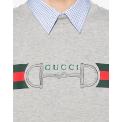 Best Cotton Jersey Sweatshirt med Print Trøjer|Sweatshirts