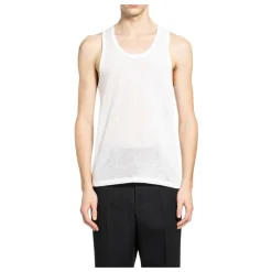Outlet Cotton Mesh Tanktop Strik