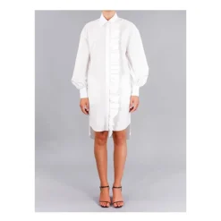 New Cotton Poplin Dress Dame Bluser & Skjorter