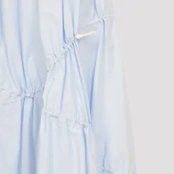 Discount Cotton Poplin Midi Skirt Dame Nederdele