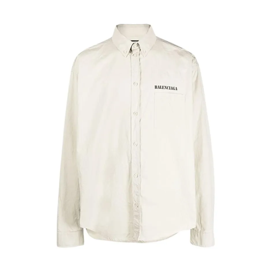 Discount Cotton Poplin Oversized Skjorte Skjorter