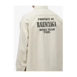 Discount Cotton Poplin Oversized Skjorte Skjorter