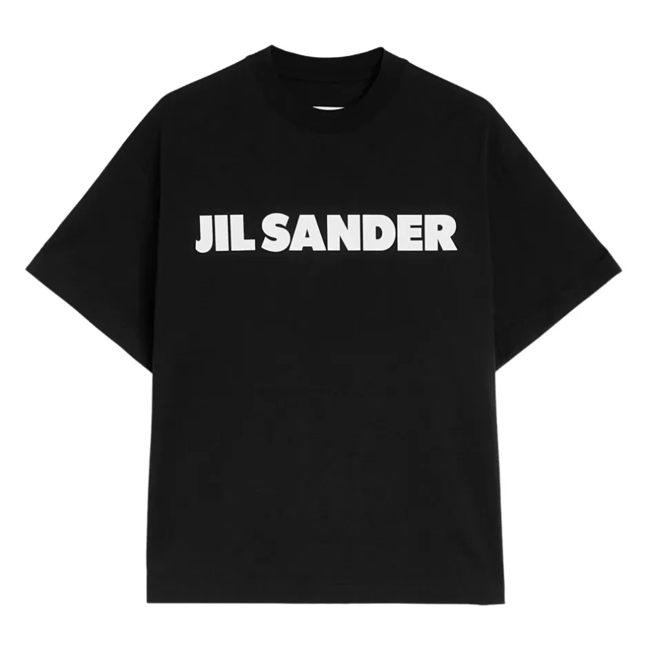 Clearance Cotton T-Shirt med Logo Dame T-Shirts