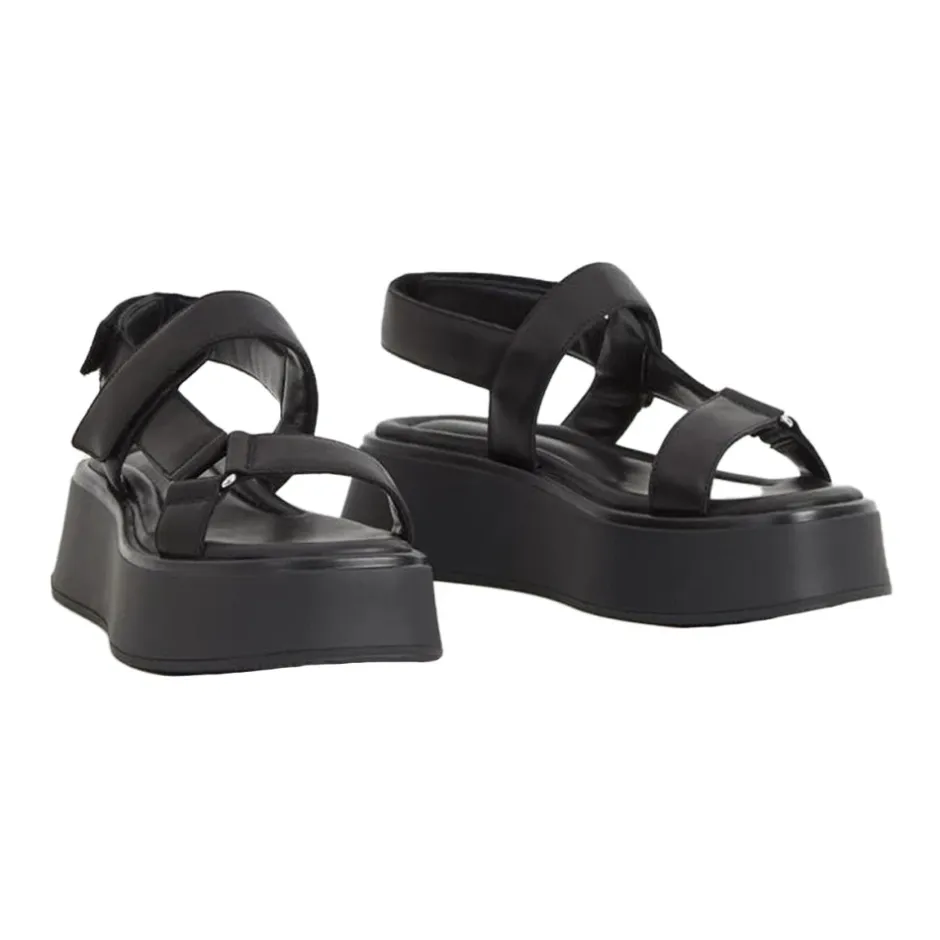 Best Courtney Platform Lædersandaler Dame Sandaler
