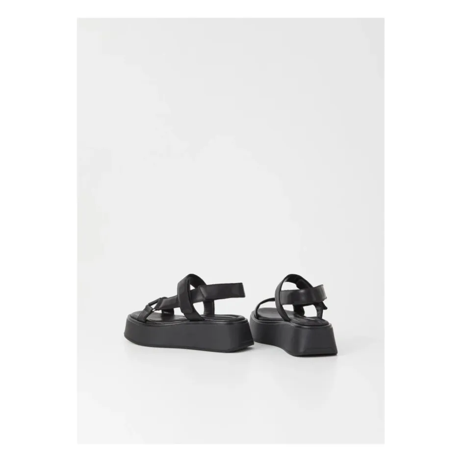 Best Courtney Platform Lædersandaler Dame Sandaler