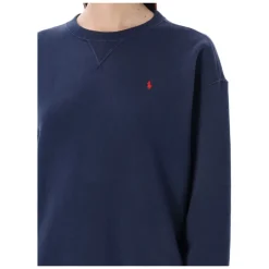 Sale Cozy Crew Neck Fleece Sweater Dame Sweatshirts