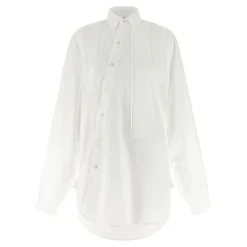 Clearance Crazy Smoking Plissée Shirt Dame Bluser & Skjorter