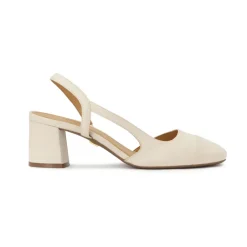 Discount Creme pumps med udskåret overdel Dame Pumps|Stiletter