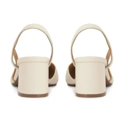 Discount Creme pumps med udskåret overdel Dame Pumps|Stiletter