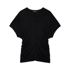 Outlet Crew Neck Draped T-Shirt Dame T-Shirts