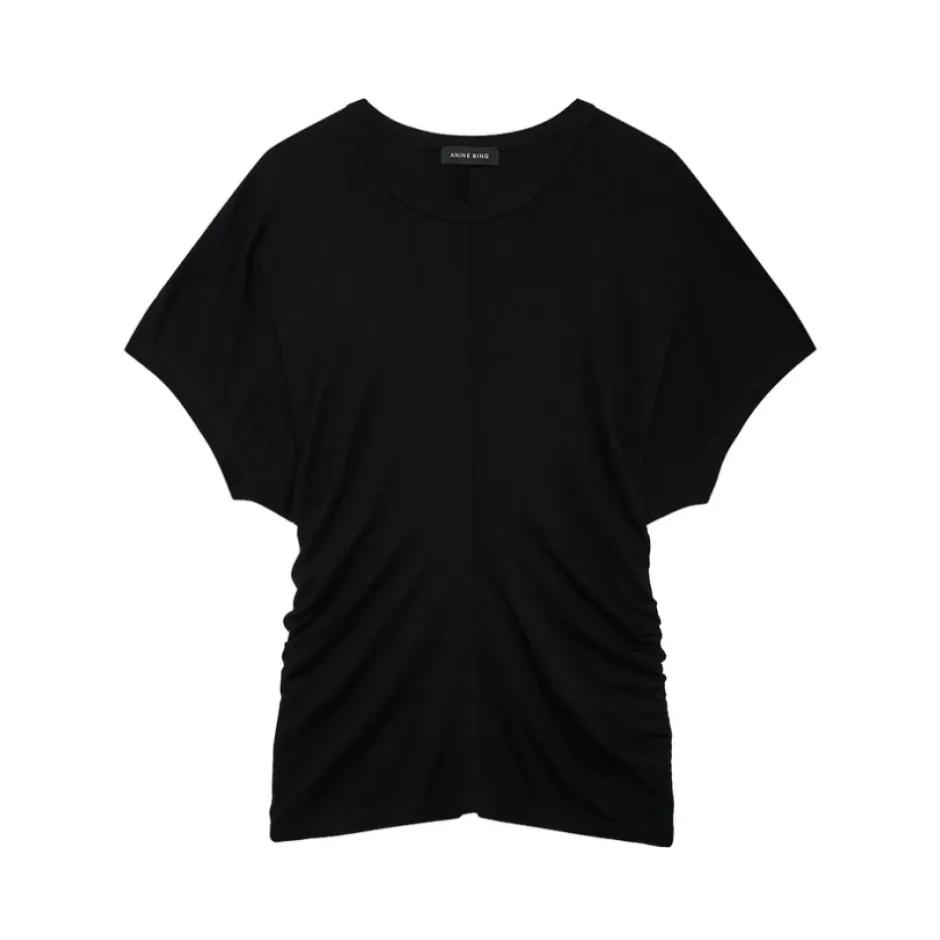 Outlet Crew Neck Draped T-Shirt Dame T-Shirts