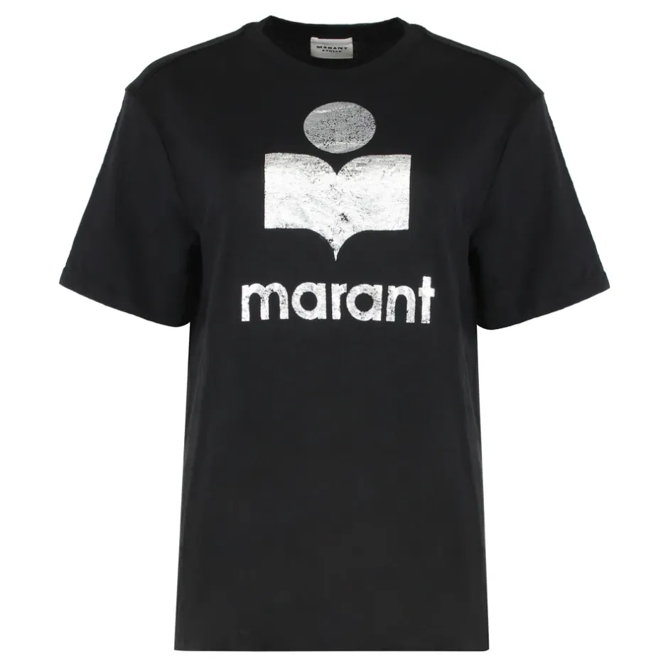 Crew Neck Linen T-Shirt Zewel Dame T-Shirts
