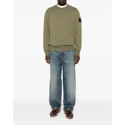 Online Crewneck Sweatshirt med Kompas Logo Trøjer|Sweatshirts