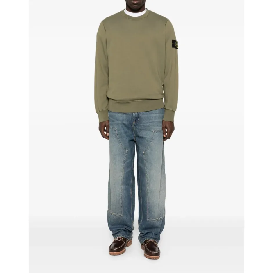 Online Crewneck Sweatshirt med Kompas Logo Trøjer|Sweatshirts