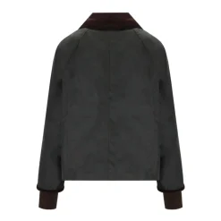 Hot Cropped Beadnell Waxed Jacket Dame Jakker
