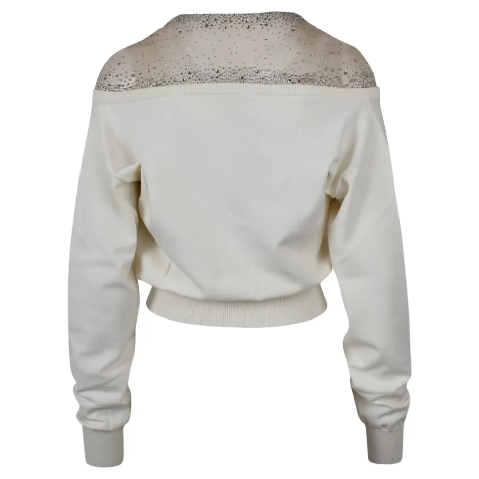 Sale Cropped Cardigan Dame Striktrøjer & Sweatere