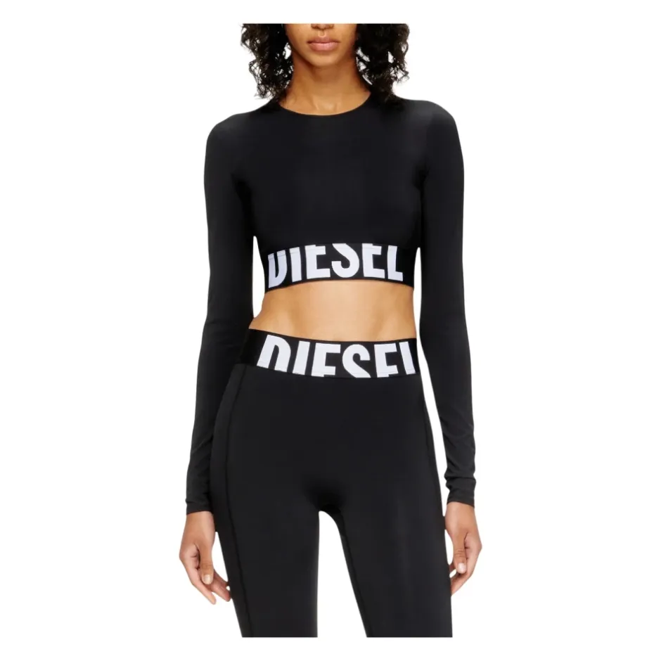 Hot Cropped Langærmet Top T-Shirts & Toppe|Træningstrøjer