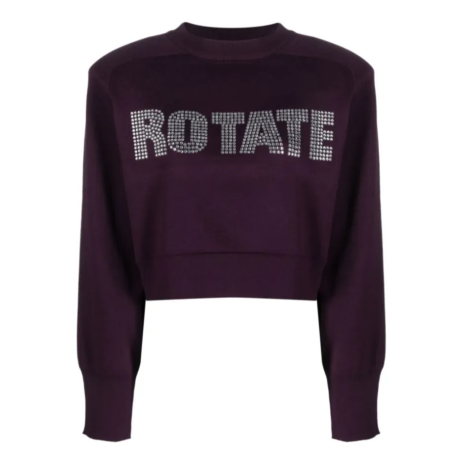 Online Cropped Striktrøje Dame Sweatshirts