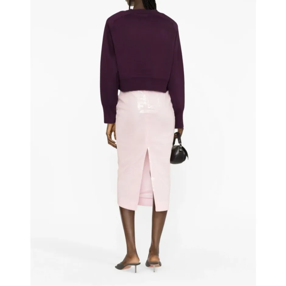 Online Cropped Striktrøje Dame Sweatshirts