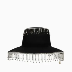 Discount Crystal Cowboy Hat Dame Huer & Kasketter