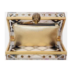 Clearance Crystal Quilt Box Clutch Dame Clutch