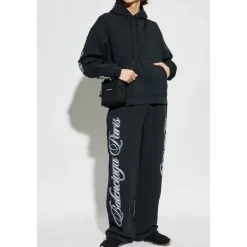 New Cursive Oversized Hættetrøje Trøjer