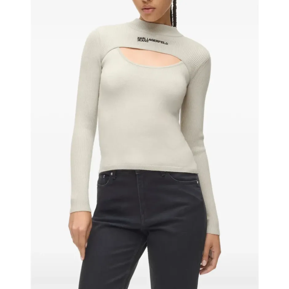 New Cutout Sweater Dame Striktrøjer & Sweatere