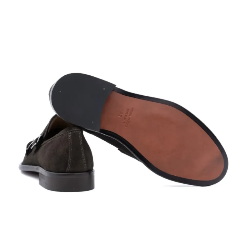 Online 23070-C-VS3.EBONY Loafer med dobbeltspænde Business Sko
