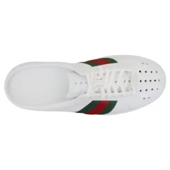 Dameslip-on sandaler med tofarvede bånd Dame Loafers