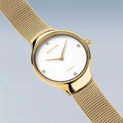 Clearance Dameur d, hvid Classic 13326-334 Dame Ure