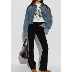 Discount Denim Bomber Jakke Dame Jakker