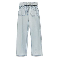 Discount Denim Bukser med Bælte Dame Jeans